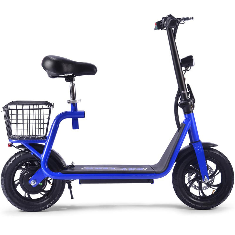 Mototec Metro 36v 500w Lithium Electric Scooter Blue
