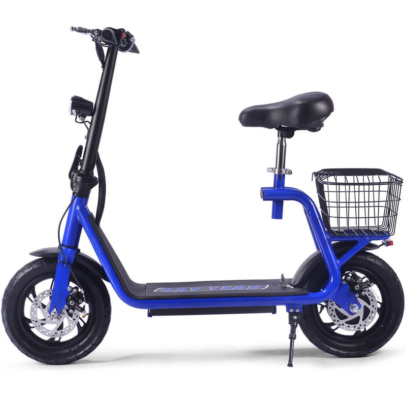 Mototec Metro 36v 500w Lithium Electric Scooter Blue
