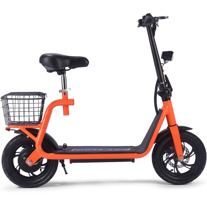 Mototec Metro 36v 500w Lithium Electric Scooter Orange