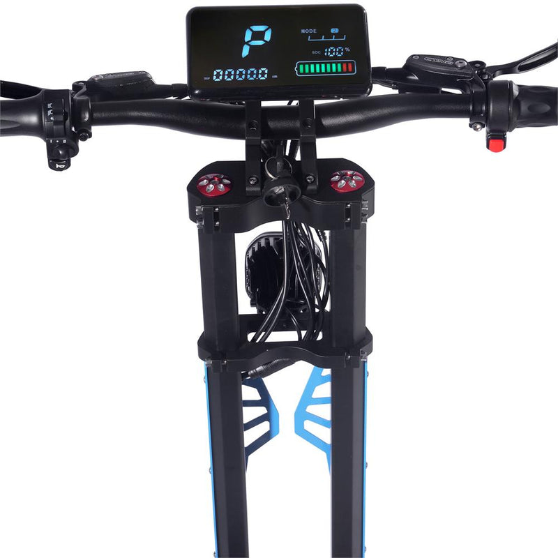 Mototec Switchblade 60v 4000w Lithium Electric Scooter Blue