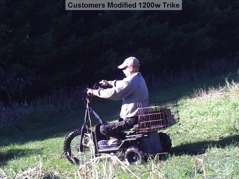 Mototec Electric Trike 48v 1200w - MT-TRK-1200