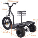 Mototec Electric Trike 48v 1200w - MT-TRK-1200