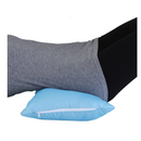 Nova Medical Butterfly Shaped Head & Neck Pillow with Light Blue Satin Cover