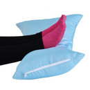 Nova Medical Butterfly Shaped Head & Neck Pillow with Light Blue Satin Cover