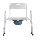 Nova Medical Bariatric Heavy Duty Commode with Back & Wide Seat