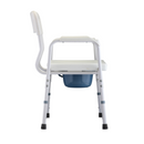 Nova Medical Bariatric Heavy Duty Commode with Back & Wide Seat