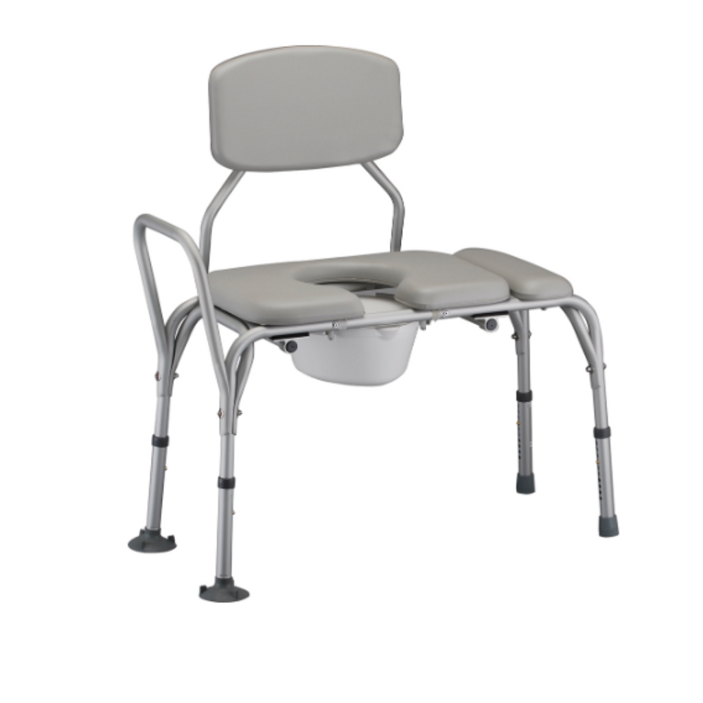 Nova Medical Padded Transfer Bench & Commode – Life Inspiring Solutions