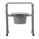 Nova Medical 3-In-1 Folding Portable Bedside Commode Chair