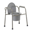 Nova Medical 3-in-1 Lightweight Bedside Commode Plus Toilet Safety Frame