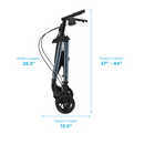 Nova Medical Star 8 DX Heavy Duty Extra Wide Rollator Walker