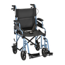 Nova Medical 350 Aluminum Lightweight Transport Chair with Flip-Up Desk Arms