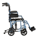 Nova Medical 350 Aluminum Lightweight Transport Chair with Flip-Up Desk Arms