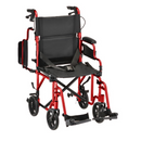 Nova Medical 350 Aluminum Lightweight Transport Chair with Flip-Up Desk Arms