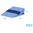Nova Medical Combo Bed Wedge & Half Roll Pillow with Cut Out for Side Sleepers