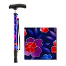 Nova Medical Compact Collapsible Travel ClickCane with Strap - Maui Flowers
