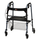 Nova Medical 4010 Cruiser De-Light Hybrid Walker Rollator with Seat
