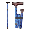 Nova Medical Designer Aluminum Folding Canes with Wood Handles - Multiple Designs
