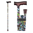 Nova Medical Designer Aluminum Folding Canes with Wood Handles - Multiple Designs