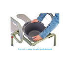 Nova Medical Padded Drop-Arm Commode Chair
