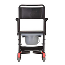 Nova Medical Drop-Arm Transport Commode Chair with Wheels