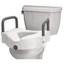 Nova Medical Elevated Raised Toilet Seat with Removable & Padded Handles