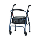 Nova Medical 4201 Lightweight Folding Cruiser II Walker Hybrid - Blue