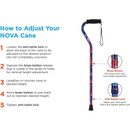 Nova Medical Offset Canes with Soft Grip