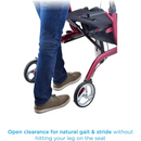 Nova Medical Phoenix Rise Upright Rolling Walker