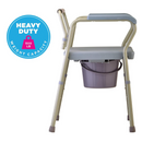 Nova Medical Heavy Duty Bariatric Commode with Extra Wide Seat