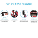 Nova Medical Star 8" Wheels & Standard Size Rollators Walker