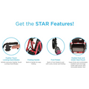 Nova Medical Star Folding Rollator Walker - Petite