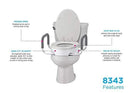 Nova Medical Toilet Seat Risers with Arms