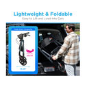 Nova Medical Star HD Lightweight Bariatric Folding Rollator Walker