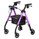 Nova Medical Star 6 Rollator Rolling Walker with Extra Wide Backrest