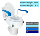 Platinum Health Group PerfectHeight™ Raised Toilet Seat with Arms