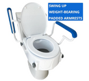 Platinum Health Group PerfectHeight™ Raised Toilet Seat with Arms