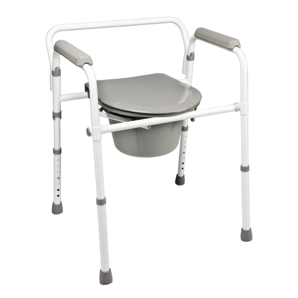 Graham-Field 3-In-1 Steel Folding Commode Chair – Life Inspiring Solutions