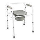 Graham-Field 3-In-1 Steel Folding Commode Chair