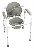 Graham-Field 3-In-1 Steel Folding Commode Chair