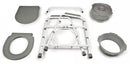 Graham-Field 3-In-1 Steel Folding Commode Chair