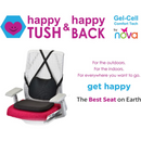 Nova Medical Happy Back Lumbar Cushion with Gel-Cell Double Layer