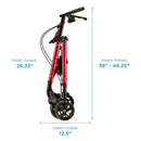 Nova Medical DX Star Heavy Duty Bariatric Rollator Walker