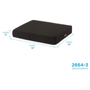 Nova Seat & Wheelchair High Density Foam Cushion with Water Resistant Cover