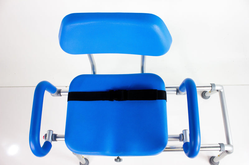 Platinum Health Group The Original Carousel Sliding Transfer Shower Bath Bench with Swivel Seat for Physically Handicapped or Disabled. ***FREE ONLINE BONUS OFFER***