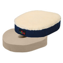 Nova Medical Donut Pillow Seat Cushion with Fleece Sheepskin Surface