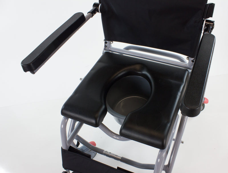 Platinum Health Group Professional Tilt-In-Space Reclining Shower/Commode Chair - Padded