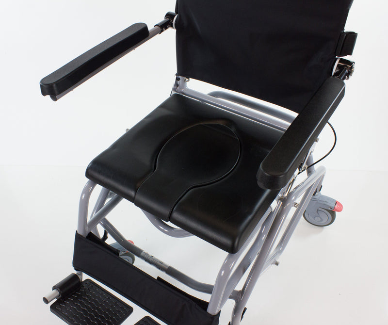 Platinum Health Group Professional Tilt-In-Space Reclining Shower/Commode Chair - Padded