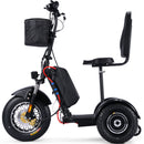 MotoTec Electric Trike 48v 900w Lithium - Black