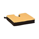 Nova Medical Gel & Memory Foam with Sheep Skin Top U-Shape Cutout Wheelchair Cushion