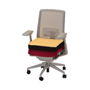 Nova Medical Gel & Memory Foam with Sheep Skin Top Wheelchair Cushion